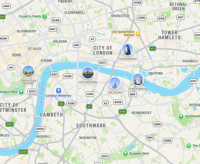 Event Location Map